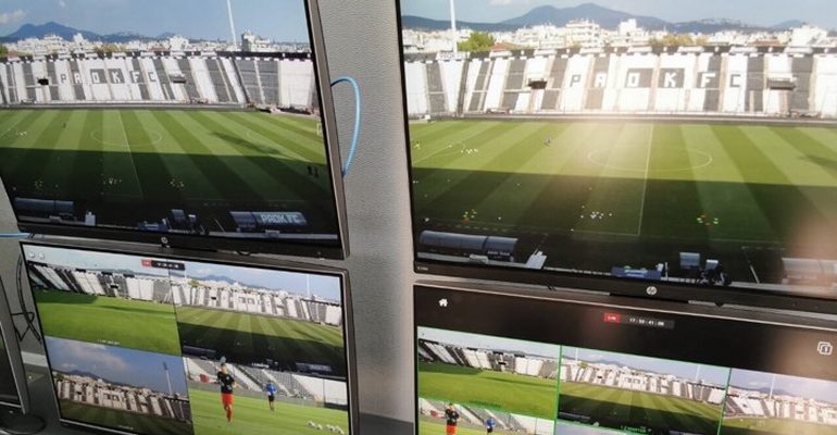 Tα τεστ του VAR στην Τούμπα (pics)