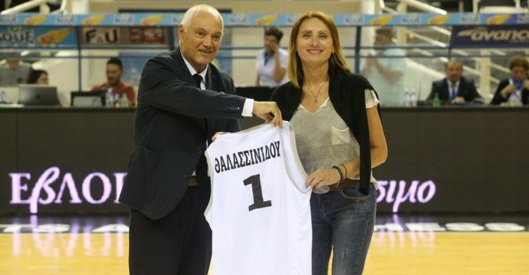 O ΠΑΟΚ τίμησε την Θαλασσινίδου