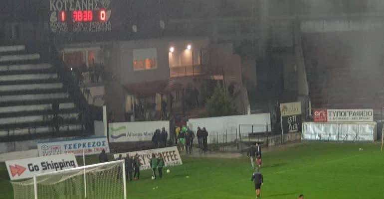 Ημίχρονο στο 38′!