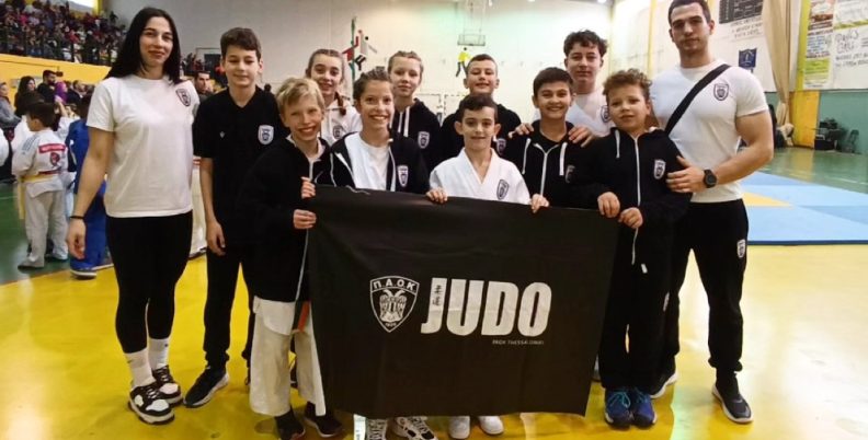 Μετάλλια και διακρίσεις για τους νεαρούς Judoka του ΠΑΟΚ